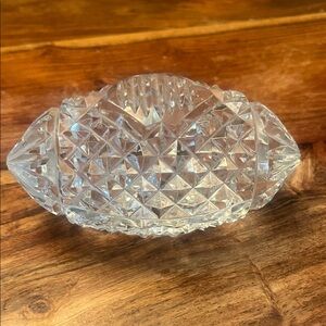 Waterford Crystal Cowboy XXVII champion football paperweight